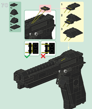 Illustration for article titled Make This Incredibly Realistic LEGO Gun